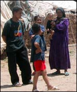 Kani Shaytan tent city near Sulaymaniyah